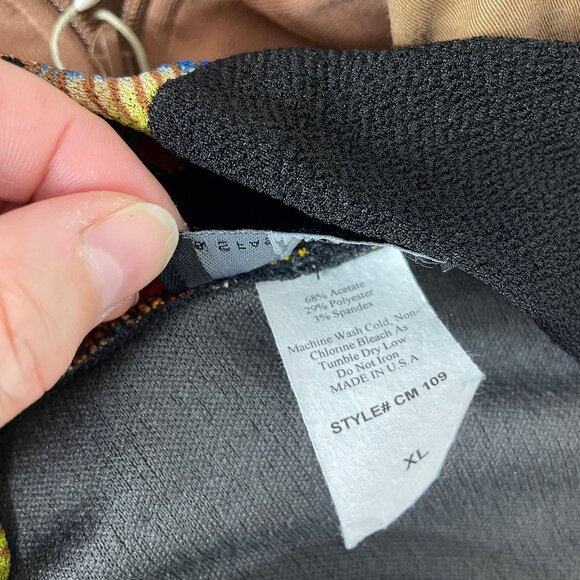 MOONLIGHT Y & S Fashion Jacket Black Floral Asian Art to Wear Lagenlook Size XL - Picture 8 of 16